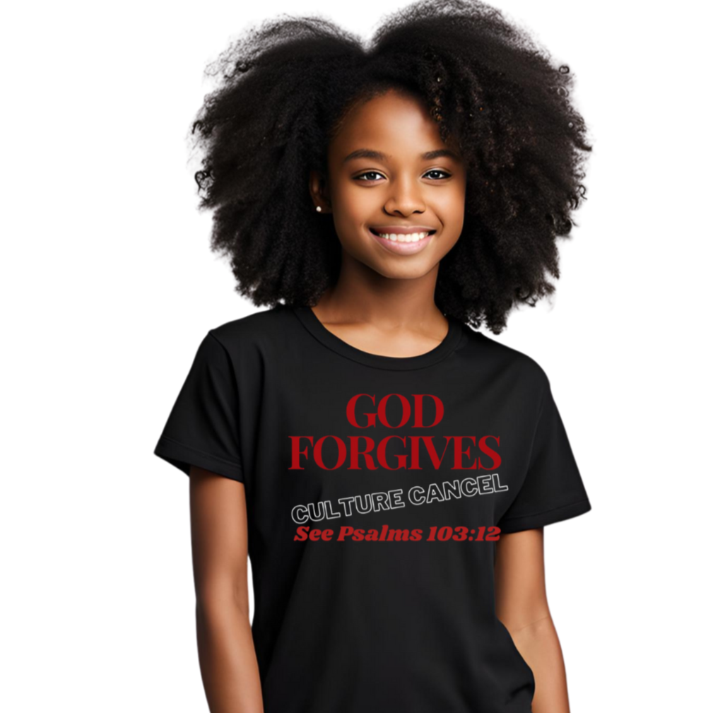 Youth Short Sleeve Unisex God Forgives T-Shirt