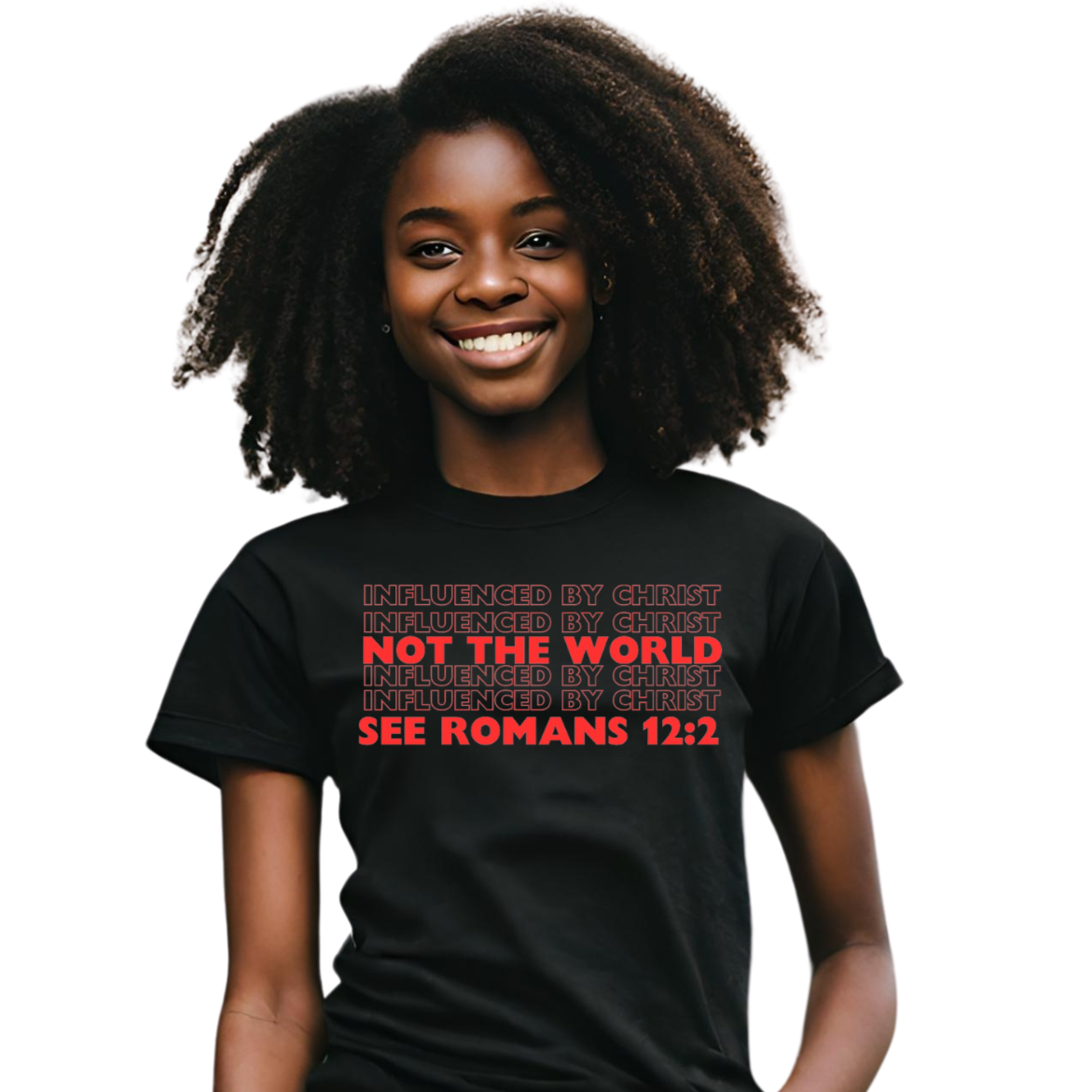 Youth Short Sleeve Unisex Influenced By God T-Shirt