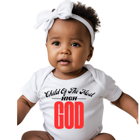 Infant Short Sleeve Unisex Child Of The Most High Onesie